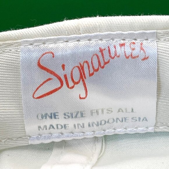 Signature Awesome DAD Embroidered Cap Green White Snapback Hat Fathers Day Gift - Picture 7 of 9